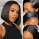 Silky Straight 5x6 Closure Glueless Bob Wig