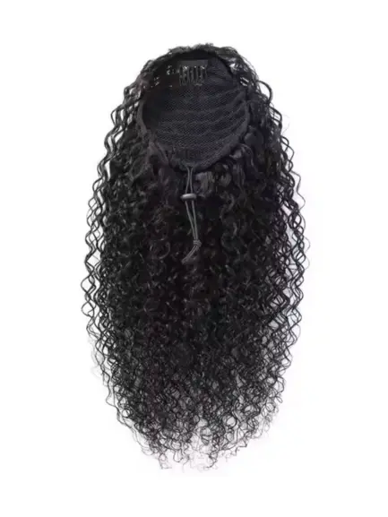 Raw Curly Ponytail