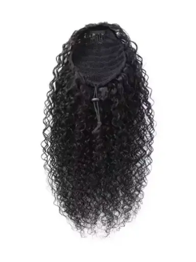 Raw Curly Ponytail